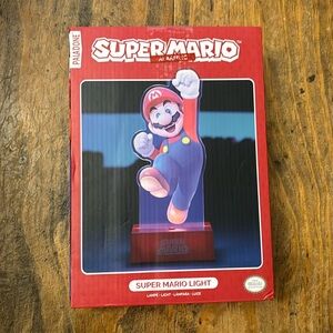 Super Mario Nintendo acrylic light NIB
